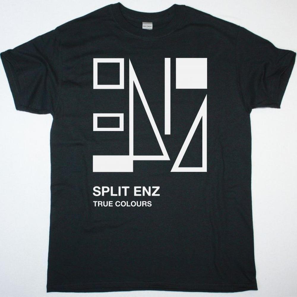 Split Enz True Colours Retro Rock Fan Graphic T-Shirt